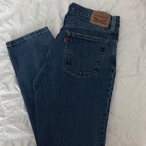Levi's women Dark Blue Straight Jeans